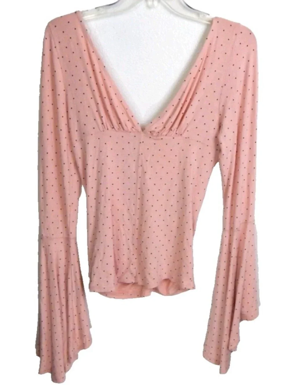 We The Free What a Babe Bell Sleeve Top